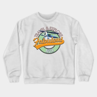 travel explore fabulous Niger logo Crewneck Sweatshirt